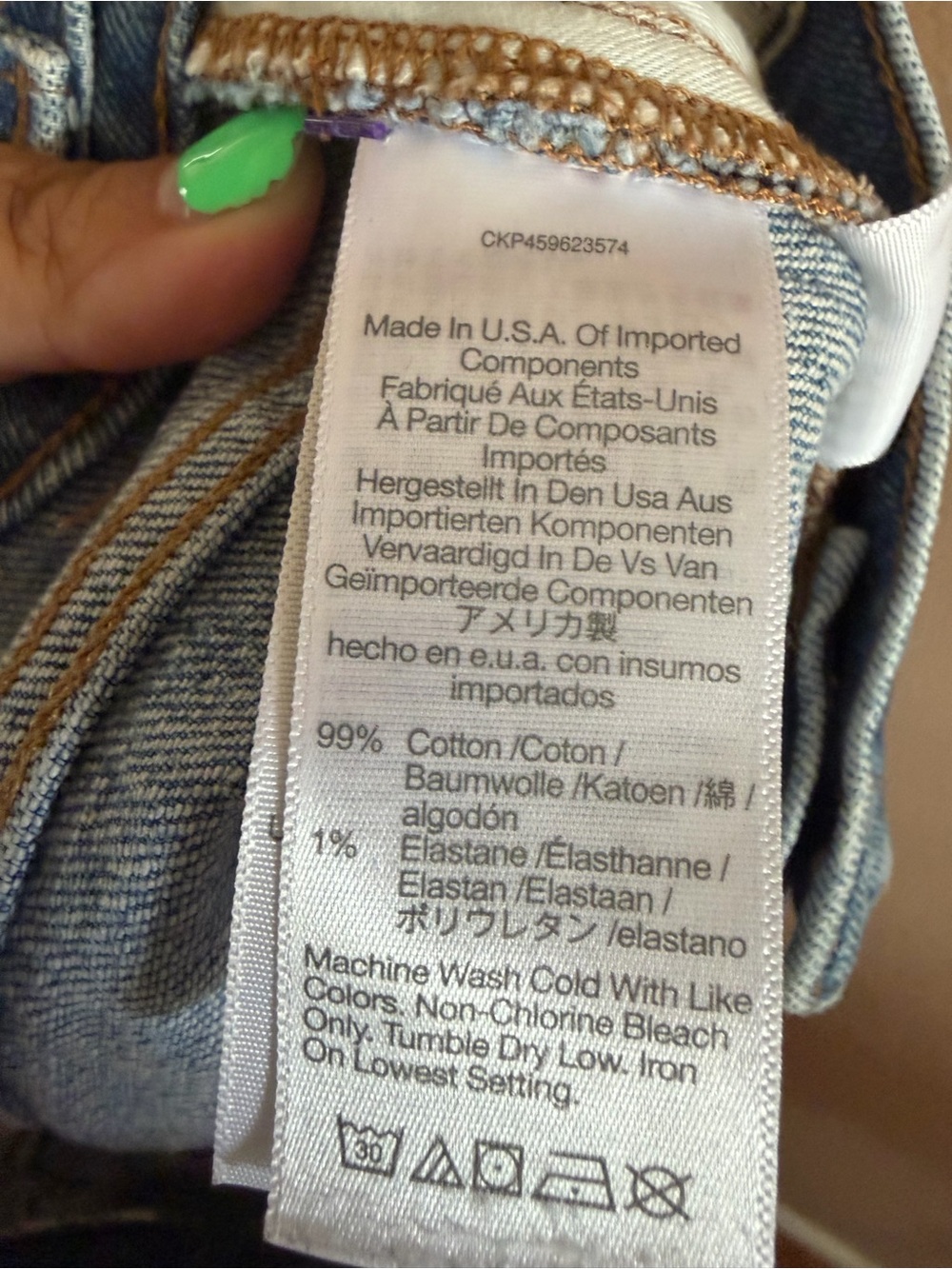 Madewell The Mid-Rise Perfect Vintage Distressed Jeans Size 25 - Picture 12 of 12